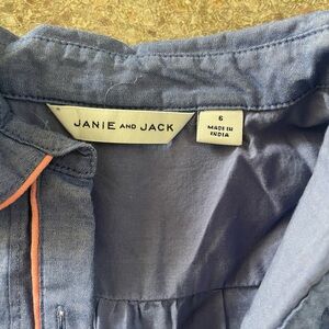 Janie and Jack Chambray Button-Up